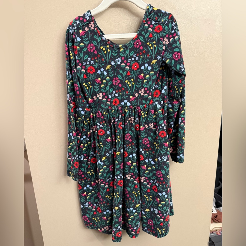 Floral Kids Dress - Multicolor